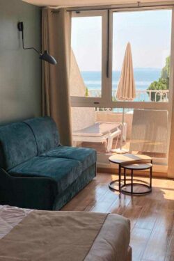 Hotel Lavandou 4 étoiles avec piscine - Suite triple vue mer